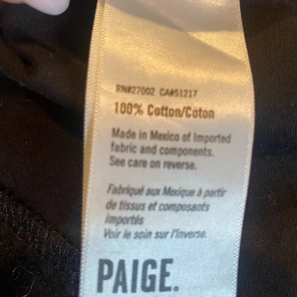 PAIGE Black Denim-Style Jacket NWT Small Luxury Cotton - Picture 6 of 7